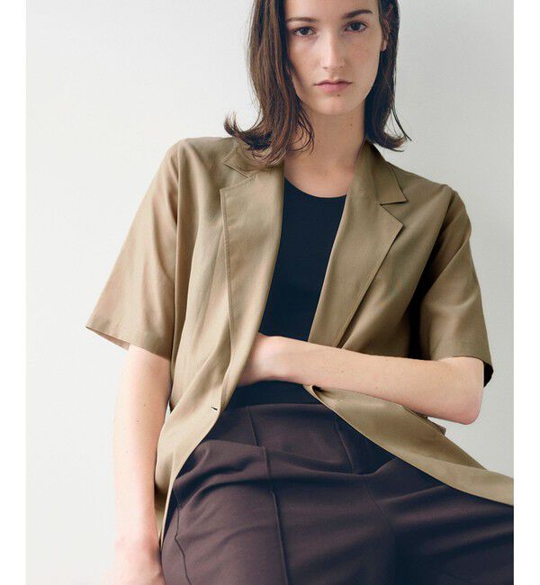 ADAM ET ROPE'「シアージャケット」|テーラードジャケット|