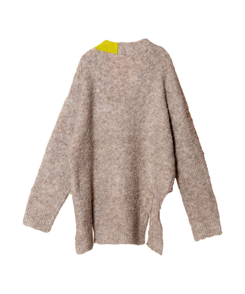  「アシンメトリーニットカーディガン」|ニット・セーター|