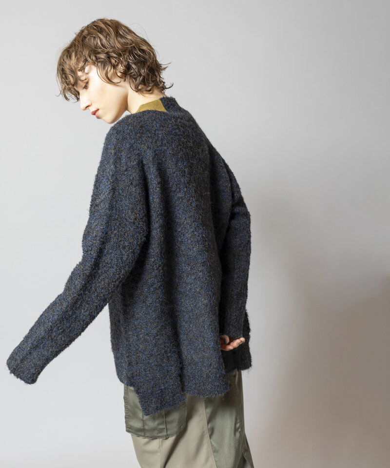  「アシンメトリーニットカーディガン」|ニット・セーター|