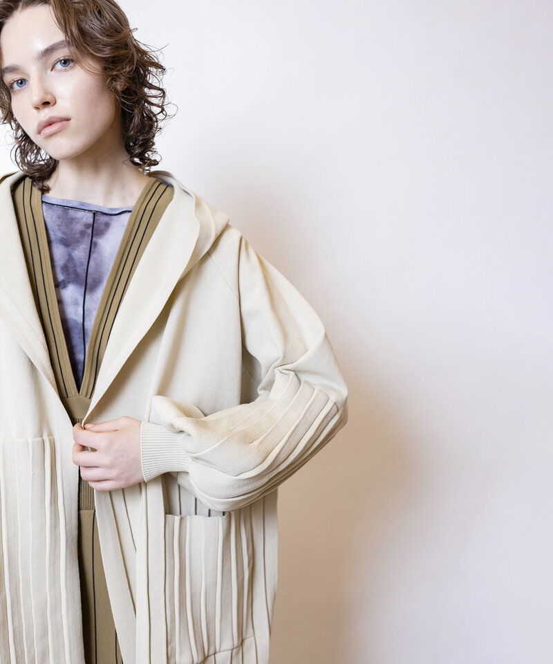  「プリーツニットカーディガン」|ニット・セーター|