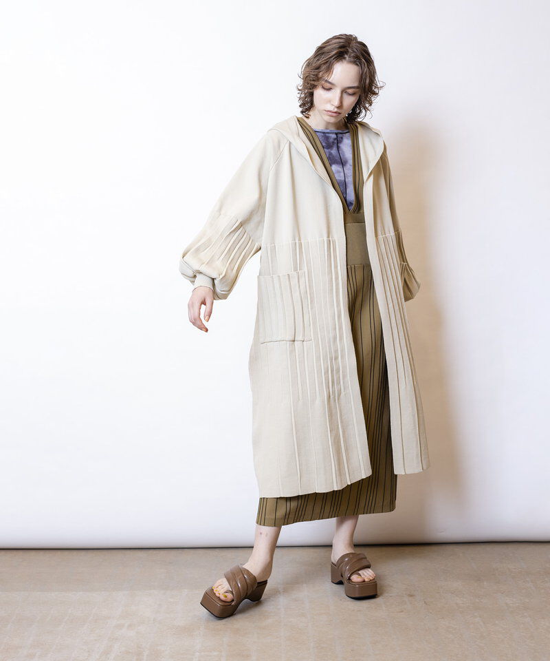  「プリーツニットカーディガン」|ニット・セーター|