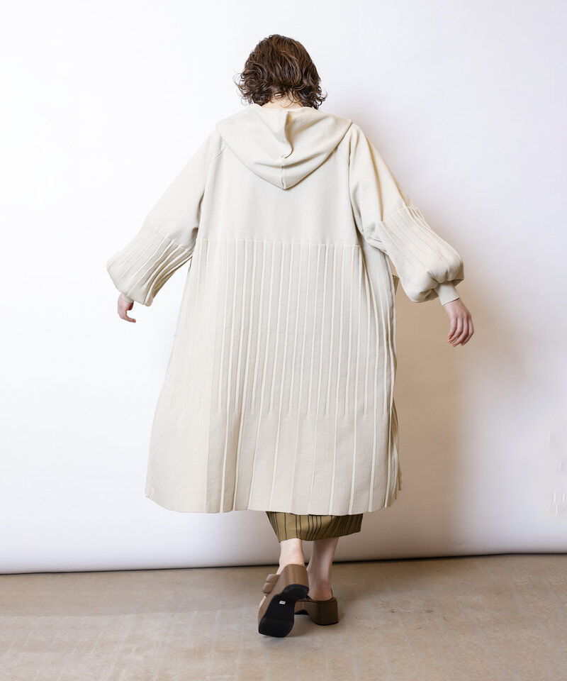  「プリーツニットカーディガン」|ニット・セーター|