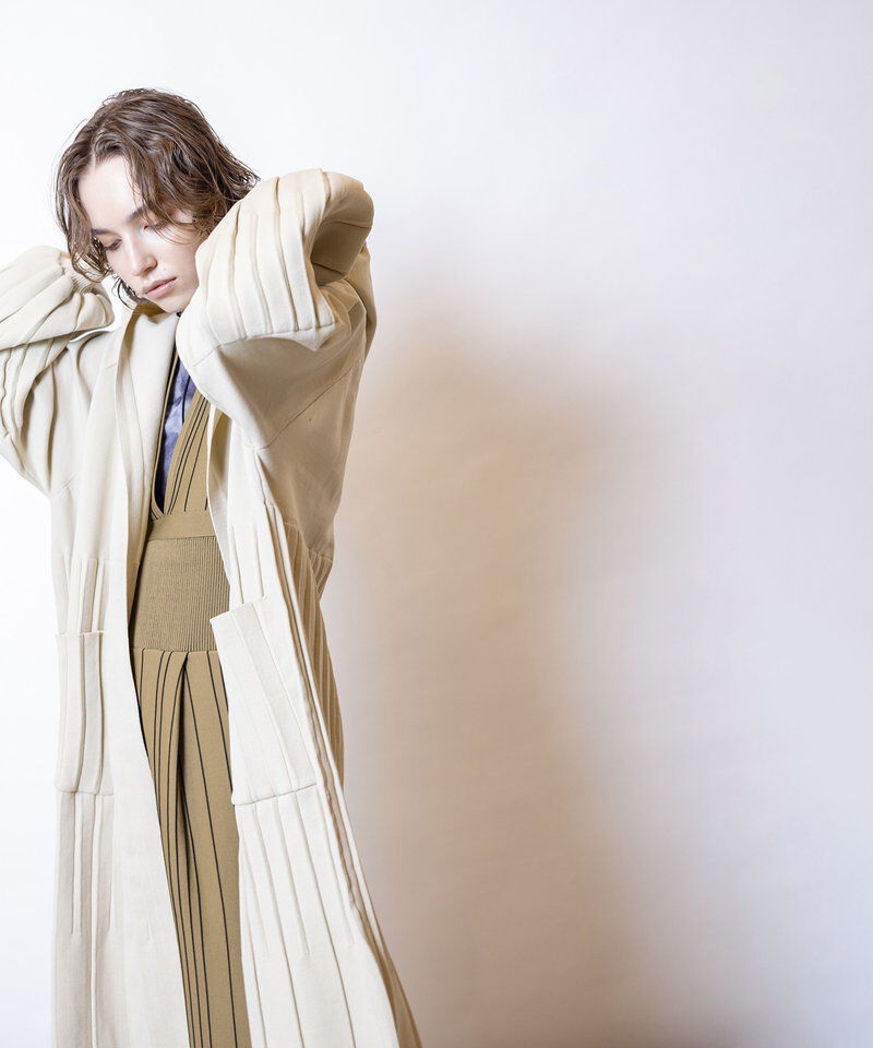  「プリーツニットカーディガン」|ニット・セーター|