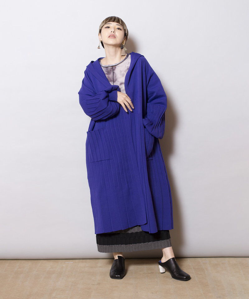  「プリーツニットカーディガン」|ニット・セーター|