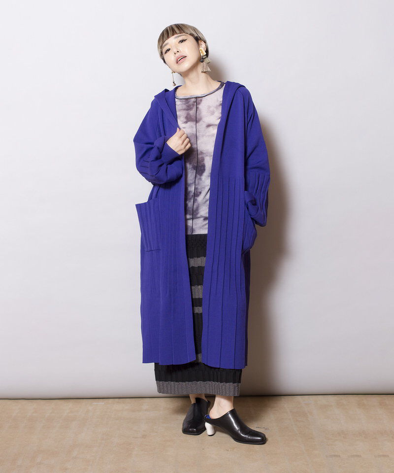  「プリーツニットカーディガン」|ニット・セーター|