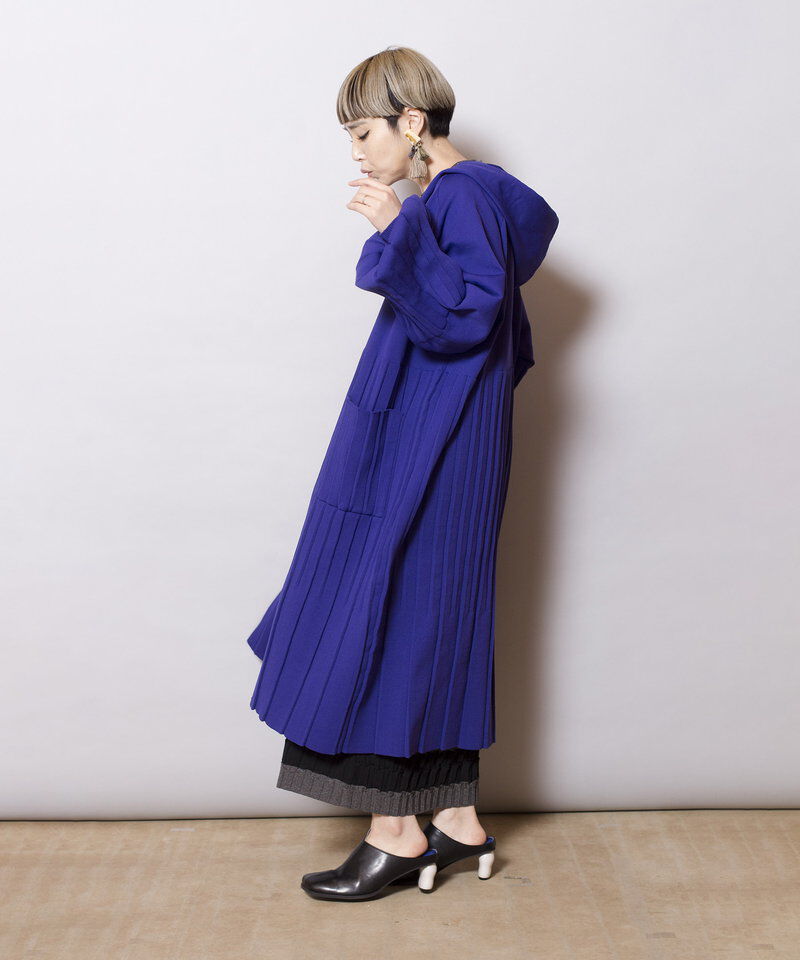  「プリーツニットカーディガン」|ニット・セーター|