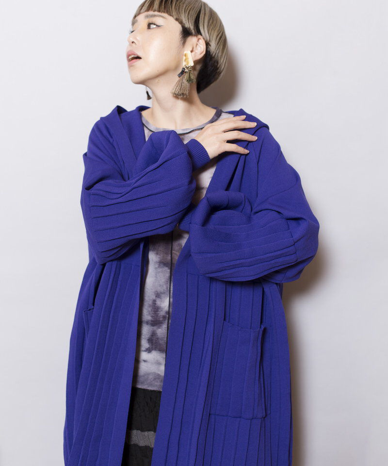  「プリーツニットカーディガン」|ニット・セーター|