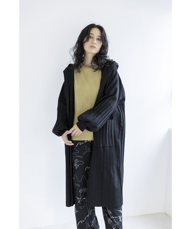  「プリーツニットカーディガン」|ニット・セーター|