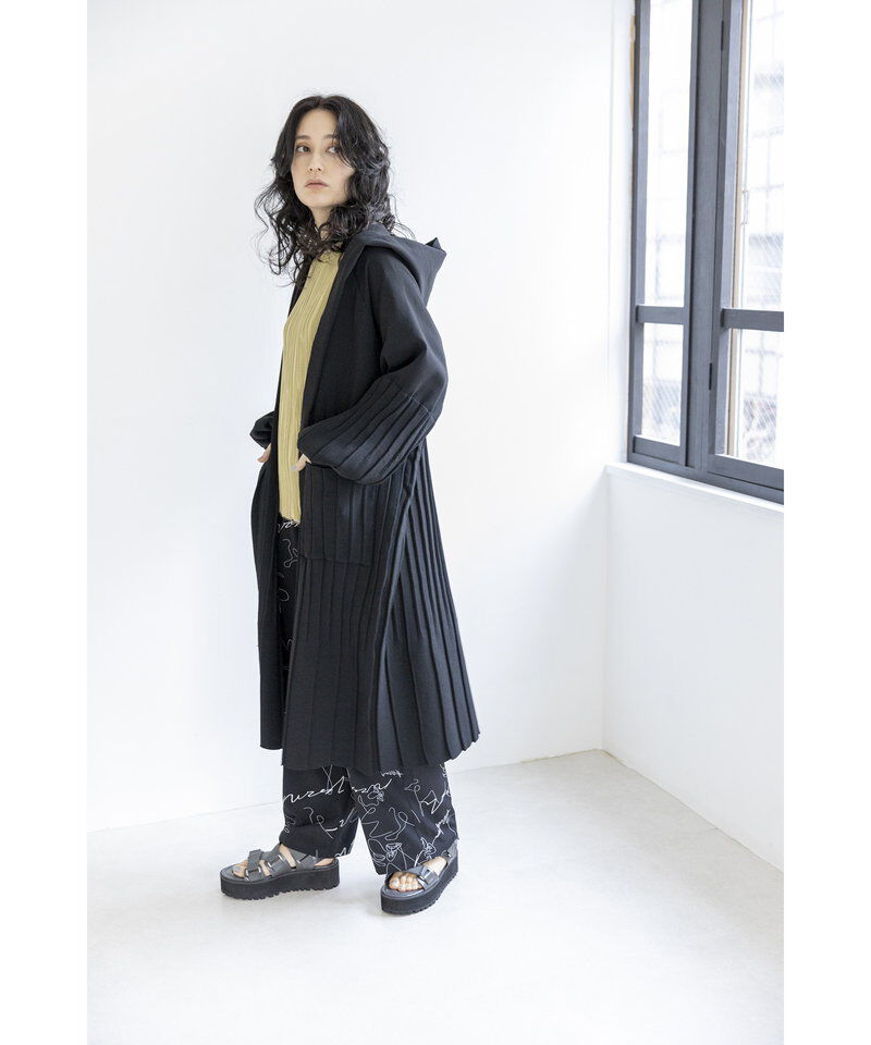  「プリーツニットカーディガン」|ニット・セーター|