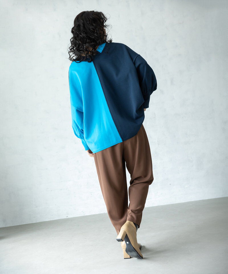  「2WAY配色ニットカーディガン」|ニット・セーター|