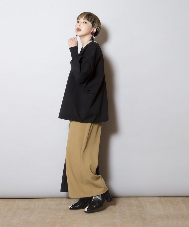  「2WAY配色ニットカーディガン」|ニット・セーター|