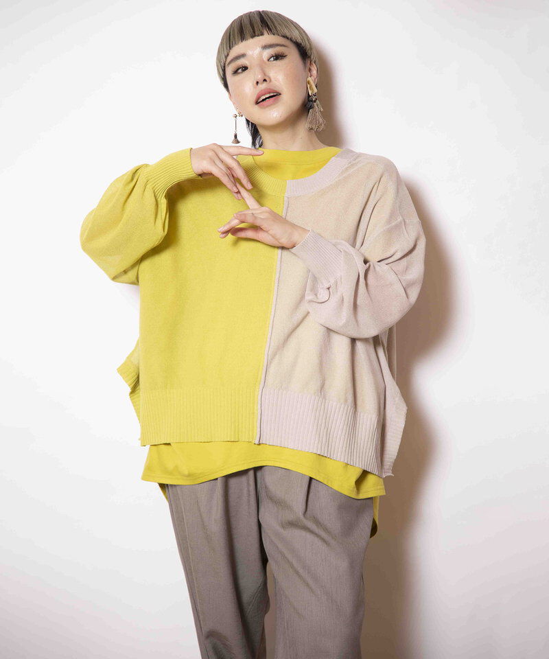  「2WAYニットプルオーバー」|ニット・セーター|