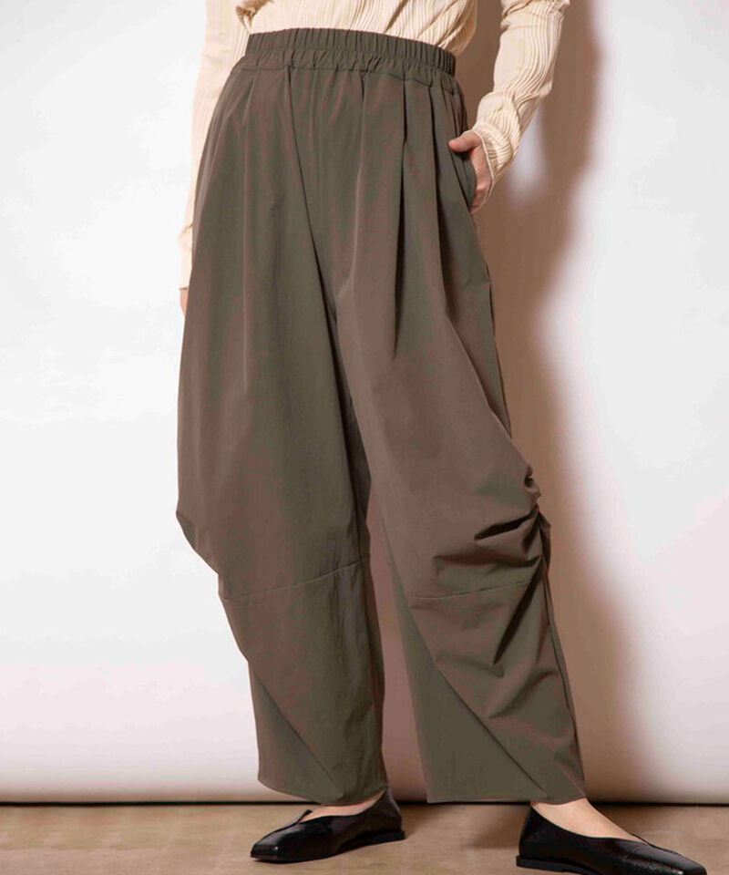  「サイドタックコクーンパンツ」|その他|KHAKI