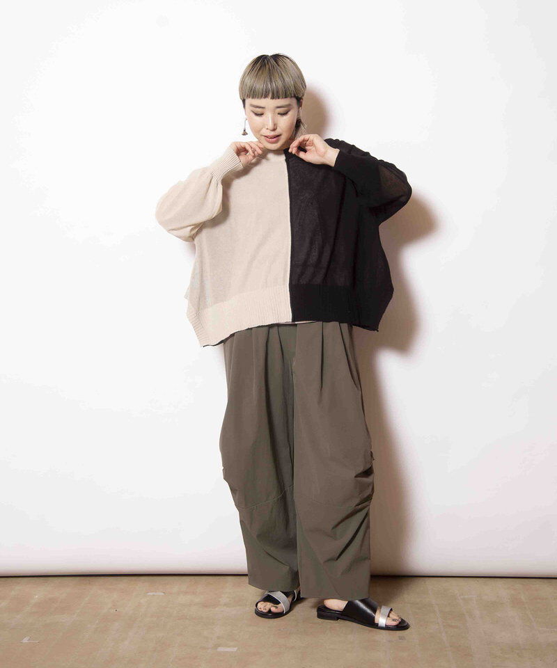  「サイドタックコクーンパンツ」|その他|