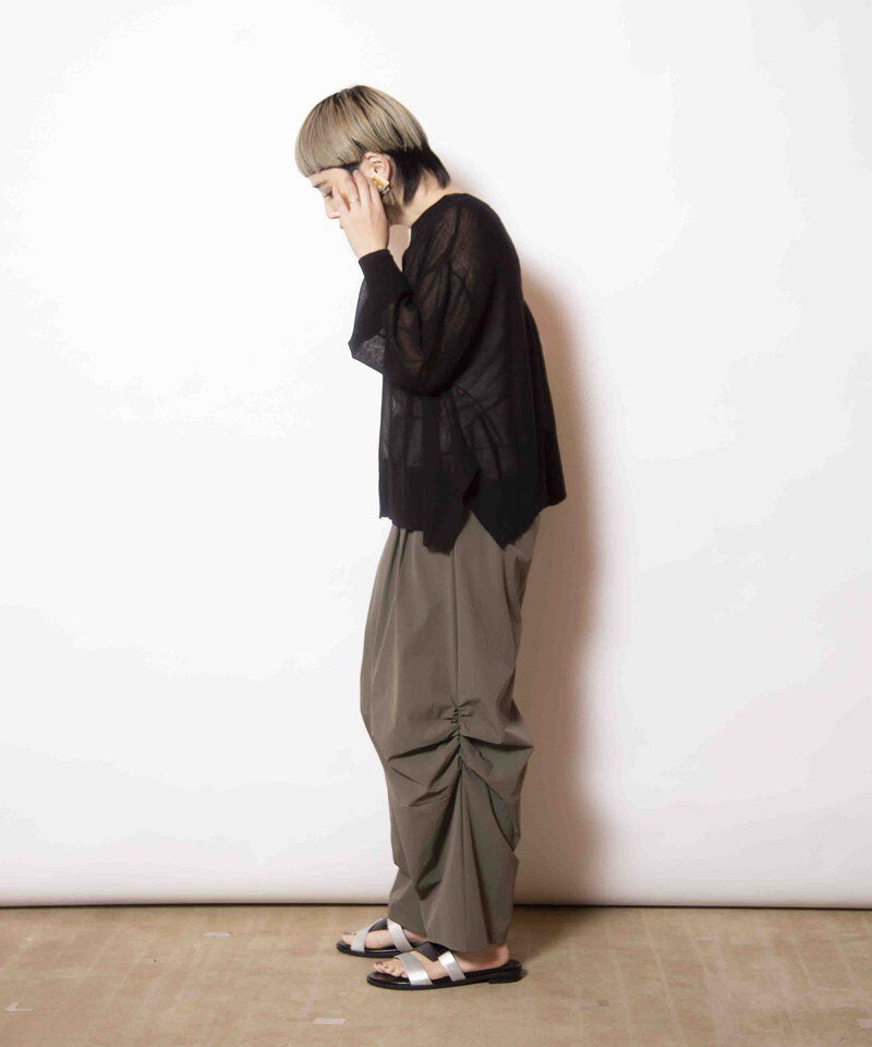  「サイドタックコクーンパンツ」|その他|