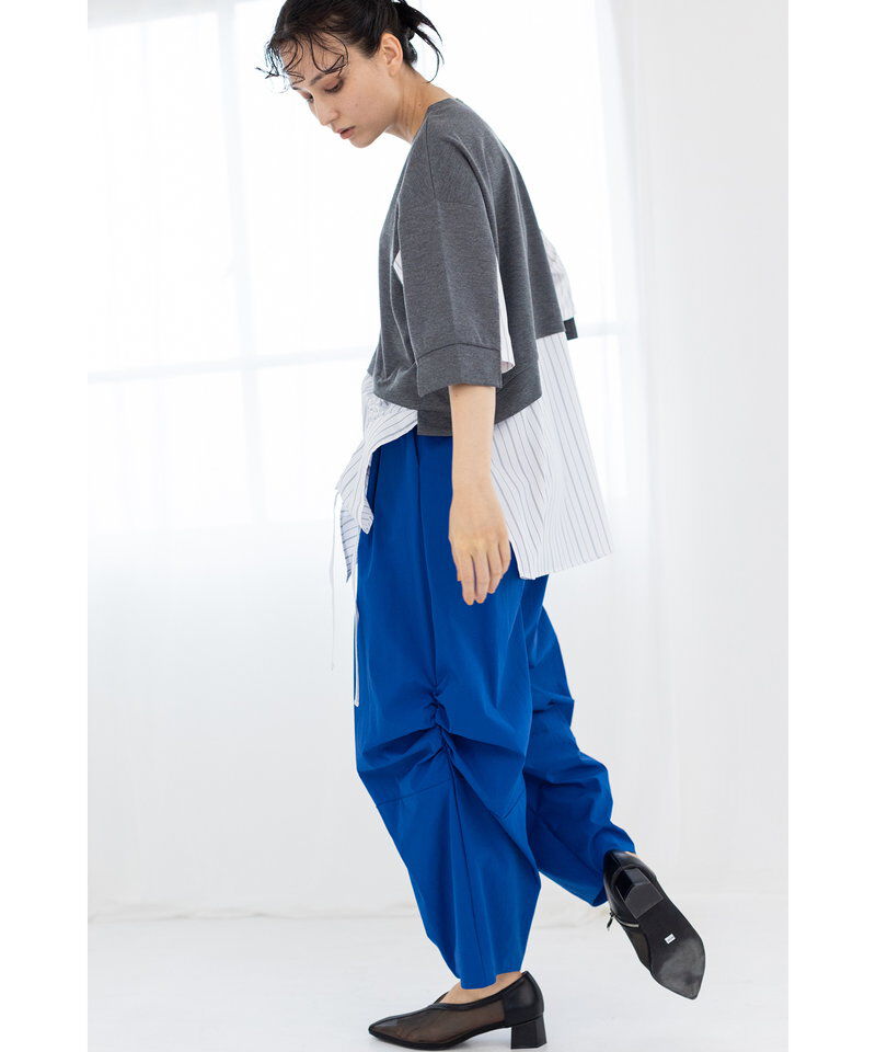  「サイドタックコクーンパンツ」|その他|