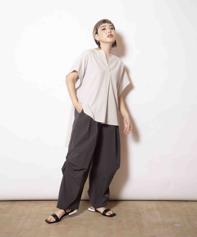  「サイドタックコクーンパンツ」|その他|