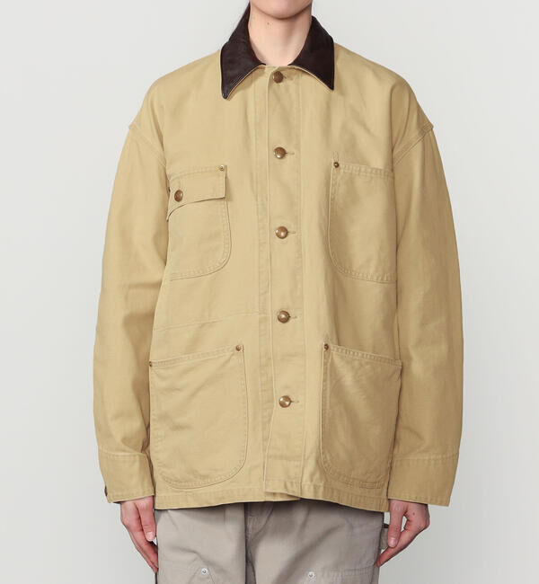  「orSlow | 〈別注〉RELAX FIT DUCK COVERALL WOMEN」|テーラードジャケット|