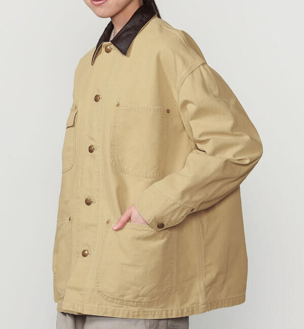  「orSlow | 〈別注〉RELAX FIT DUCK COVERALL WOMEN」|テーラードジャケット|