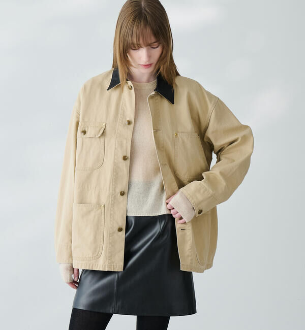  「orSlow | 〈別注〉RELAX FIT DUCK COVERALL WOMEN」|テーラードジャケット|