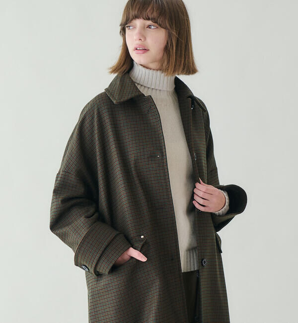  「MACKINTOSH | 〈別注〉HUMBIE LONG EX WOMEN」|ピーコート|