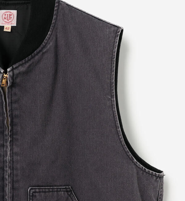  「TUF-NUT | COTTON DUCK WORK VEST MEN」|ダウンベスト・ベスト|