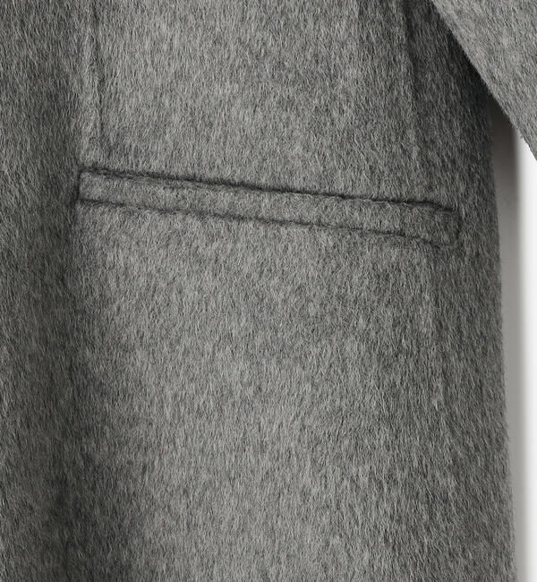  「eunoia | ラウンドカラー ロングコート WOMEN」|ステンカラーコート|