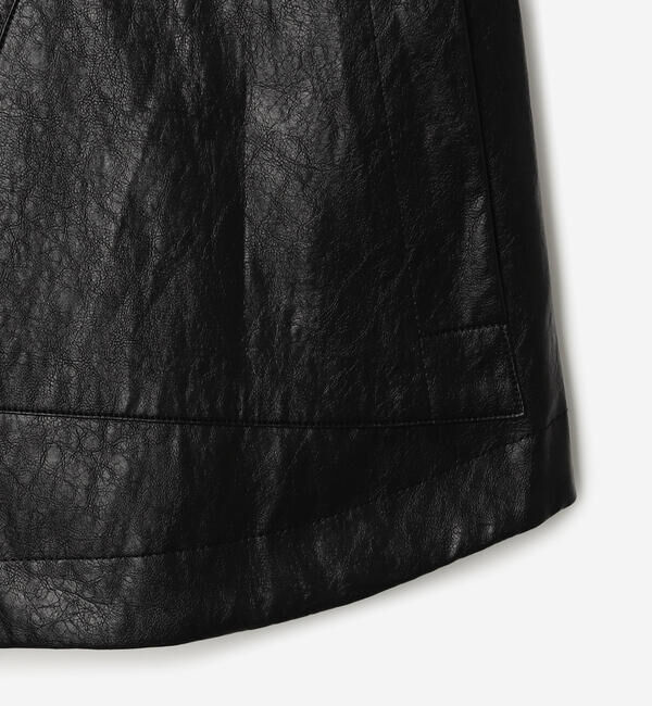  「eunoia | フェイクレザー ジャケット WOMEN」|その他|