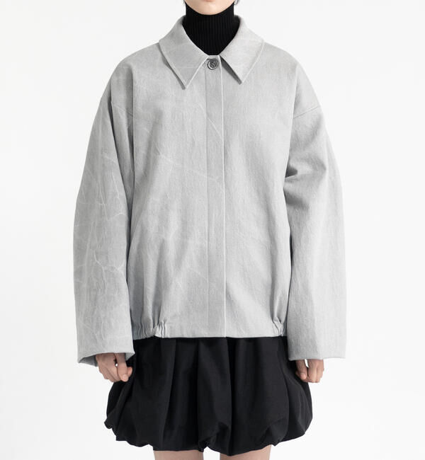  「eunoia | バックシャーリング ショートジャケット WOMEN」|その他|