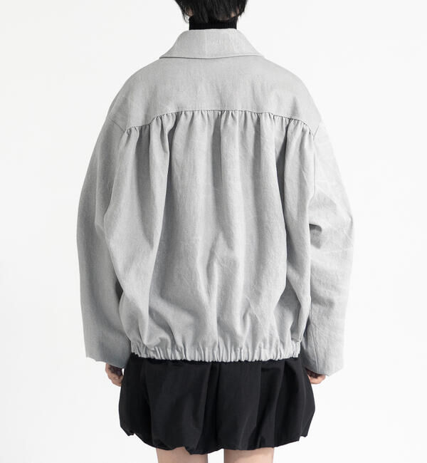  「eunoia | バックシャーリング ショートジャケット WOMEN」|その他|