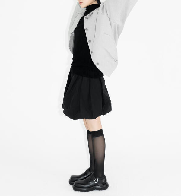  「eunoia | バックシャーリング ショートジャケット WOMEN」|その他|