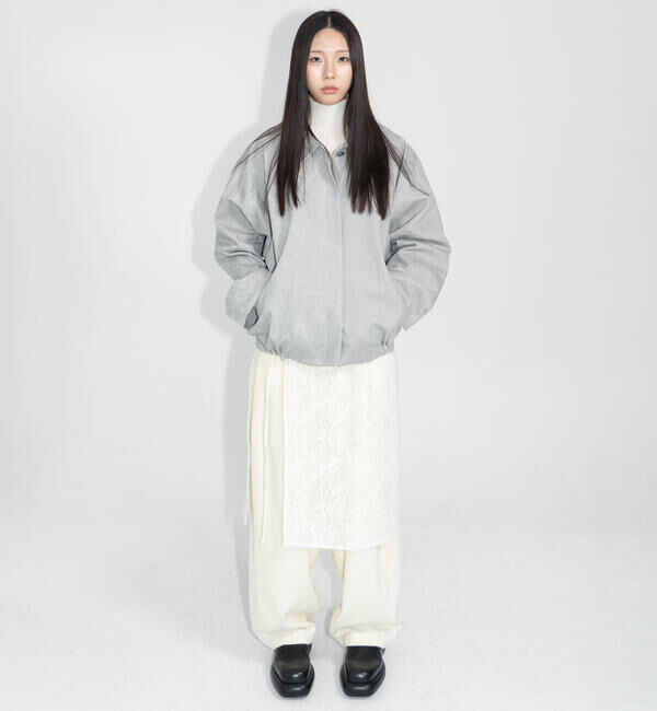  「eunoia | バックシャーリング ショートジャケット WOMEN」|その他|