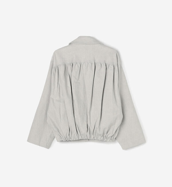  「eunoia | バックシャーリング ショートジャケット WOMEN」|その他|