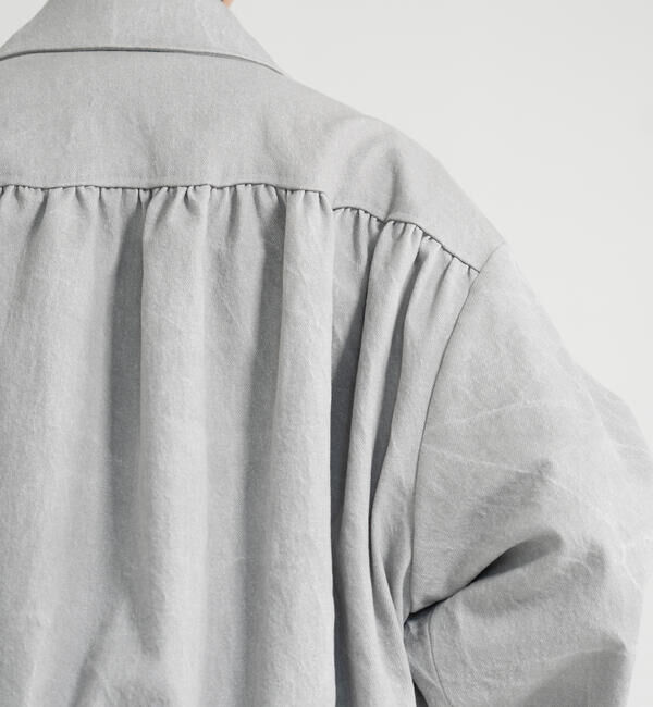  「eunoia | バックシャーリング ショートジャケット WOMEN」|その他|