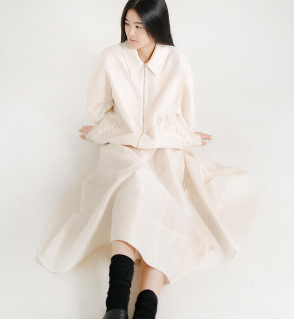  「eunoia | ショート ジップジャケット WOMEN」|その他|