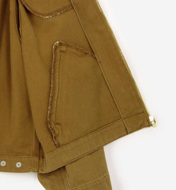  「SCYE BASICS | 〈別注〉 ストレッチコットンダックショートジャケット MEN」|ブルゾン・スタジャン|