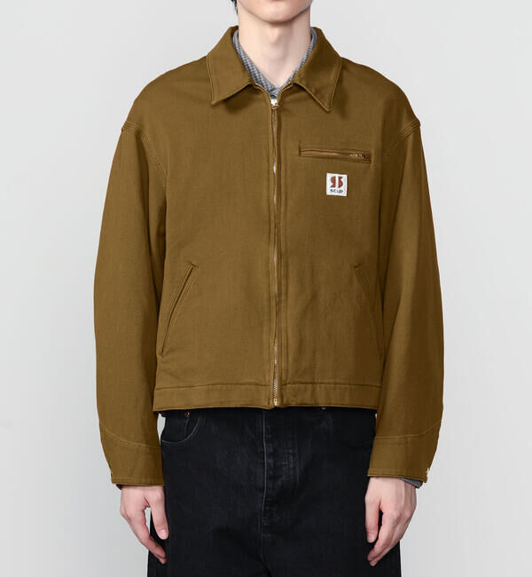  「SCYE BASICS | 〈別注〉 ストレッチコットンダックショートジャケット MEN」|ブルゾン・スタジャン|