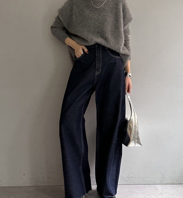  「【累計販売2.４万本】ブルージュデニム」|デニム|