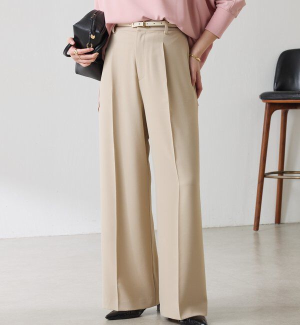  「ジャージワイドパンツ」|チノ|