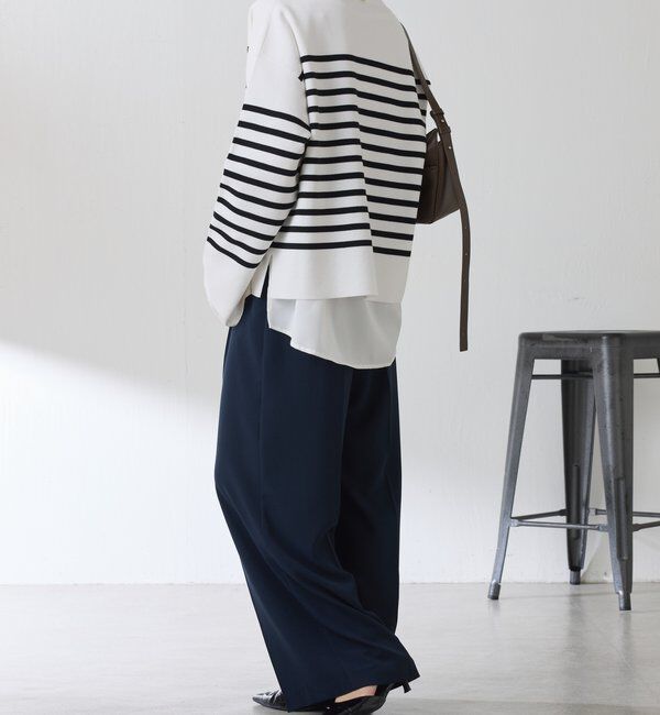  「ジャージワイドパンツ」|チノ|