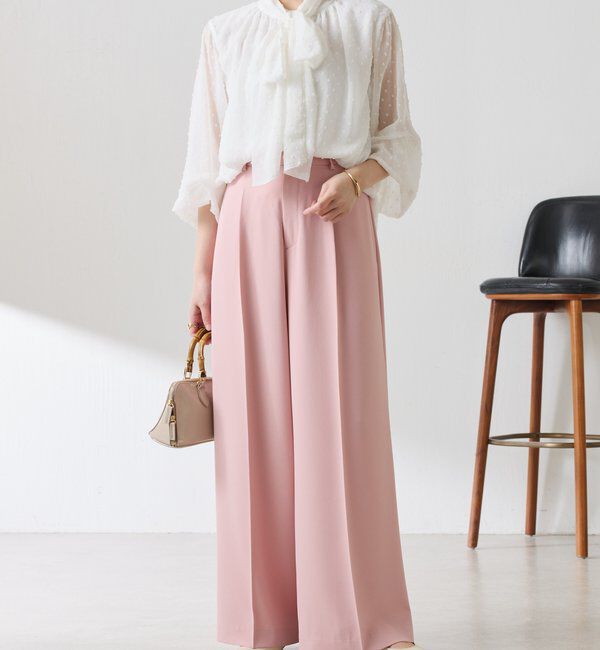  「ジャージワイドパンツ」|チノ|