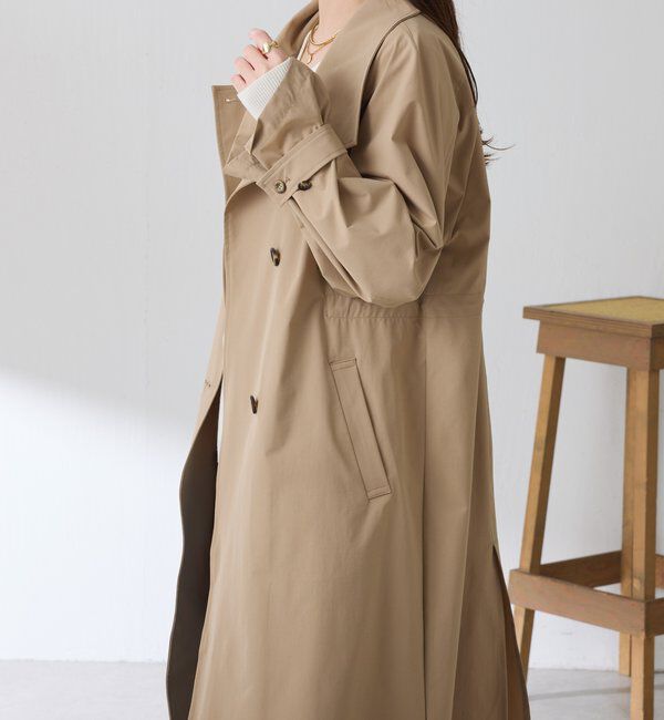  「【手洗いできる/撥水/軽量/ストレッチ】撥水スタンドネックコート」|その他|