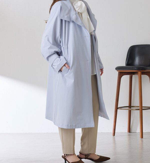  「【手洗いできる/撥水/軽量/ストレッチ】撥水スタンドネックコート」|その他|