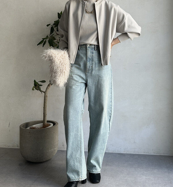  「【WEB限定】ニットタンク＋ジップカーデセット 」|カーディガン|