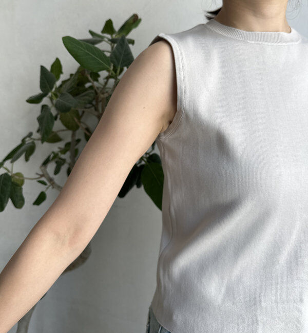  「【WEB限定】ニットタンク＋ジップカーデセット 」|カーディガン|