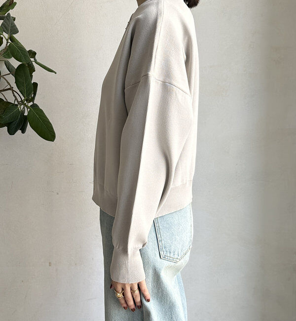  「【WEB限定】ニットタンク＋ジップカーデセット 」|カーディガン|
