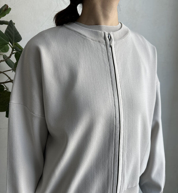  「【WEB限定】ニットタンク＋ジップカーデセット 」|カーディガン|