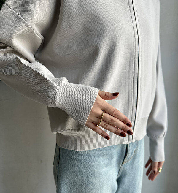  「【WEB限定】ニットタンク＋ジップカーデセット 」|カーディガン|