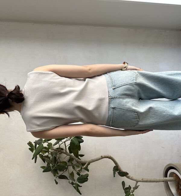  「【WEB限定】ニットタンク＋ジップカーデセット 」|カーディガン|