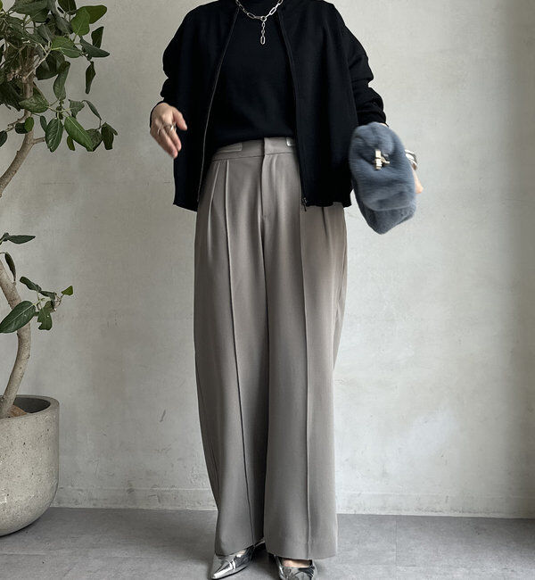  「【WEB限定】ニットタンク＋ジップカーデセット 」|カーディガン|